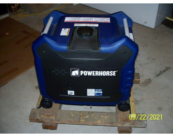 2 pc POWERHORSE 3500 watt inventer generators with electric start.