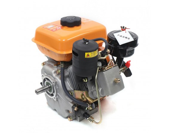 196CC 4 Stroke Diesel Engine Air-cooled Single Cylinder 53mm Shaft Hand Start US