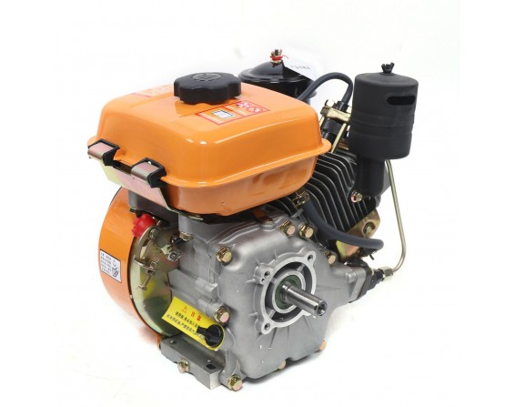 196CC 4 Stroke Diesel Engine Air-cooled Single Cylinder 53mm Shaft Hand Start US